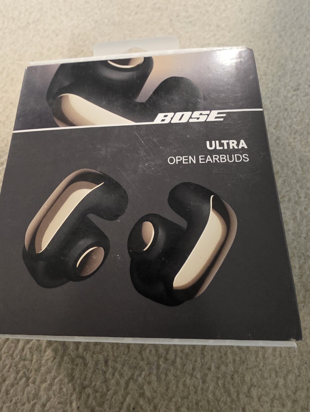 Bose Ultra Open Earbuds - Black and Cream